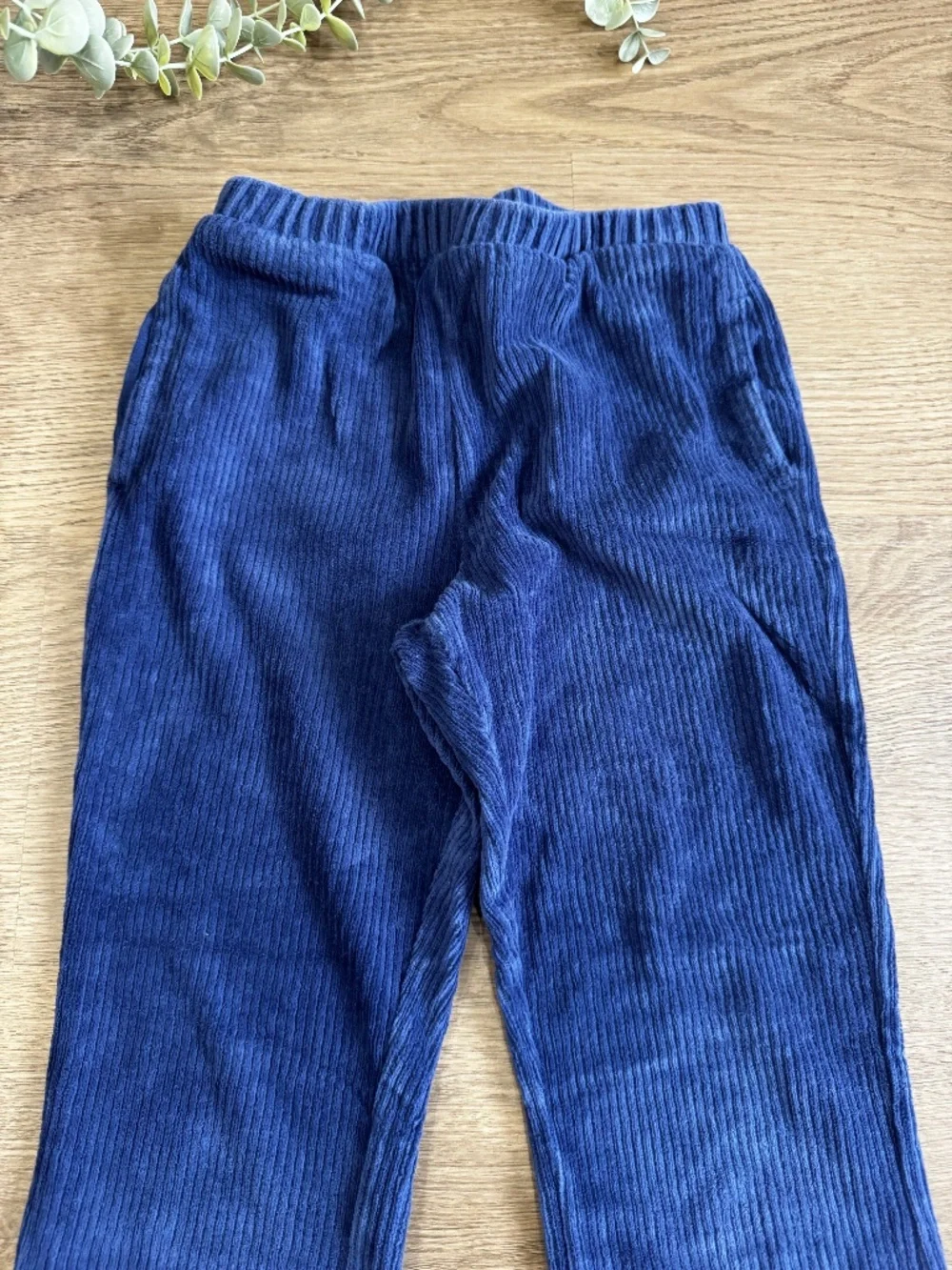 Old Navy Girls M 8 Navy Blue Corduroy Flare Pants